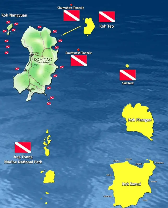 dive sites koh samui